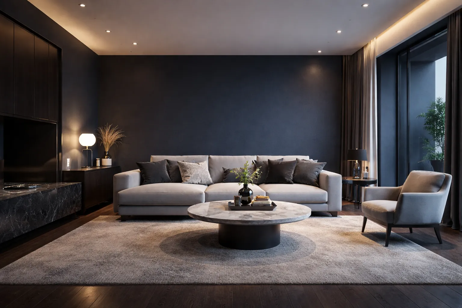 Modern living room interior